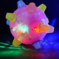 thumbnail image 6 of 2PCS Pet Toys Jumping Activation Ball, Cute Pet Bouncy Ball, with Colorful Led Light and Music(Random Color), 6 of 7