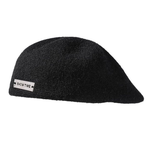 Boina francesa para mujer, gorro cálido de punto reversible para niñas y mujeres, gorro de vendedor de periódicos, gorro de taxista Gatsby, boina de vendedor de periódicos ajustable
