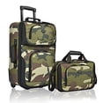 thumbnail image 1 of Juego de equipaje U.S. Traveler Rio Rugged Fabric, expandible, 2 piezas, 1 of 9