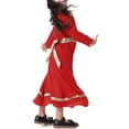 thumbnail image 6 of Coerni Toddler Girls Muslim Arab Dresses Long Sleeve Kids 𝐈slamic Long Dress A Line Birthday Wedding Loose Casual Lapel, 6 of 9