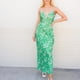 thumbnail image 1 of Vestido Ceñido Al Cuerpo Vestido básico para mujer Estilo elegante Estampado floral Sin espalda Sin mangas Traje diario Cgtredaw Para estrenar, 1 of 6