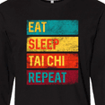 thumbnail image 4 of Inktastic Martial Arts Eat Sleep Tai Chi Repeat Long Sleeve T-Shirt, 4 of 5