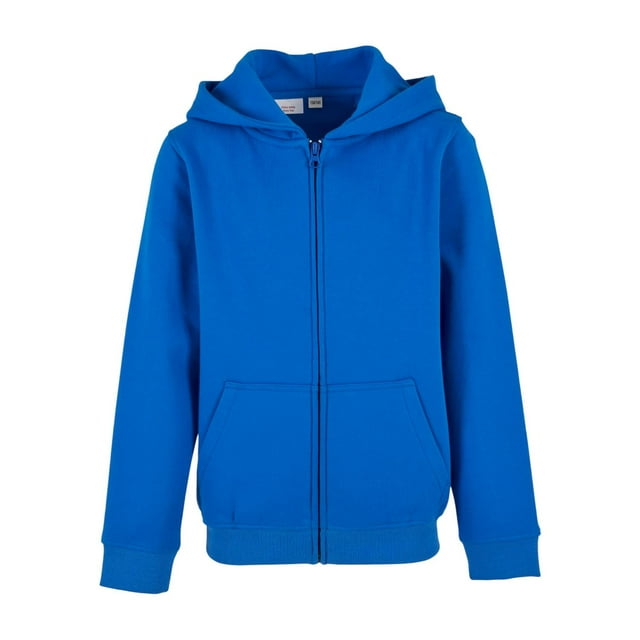Build Your Brand Boys/Girls Basic Organic Full Zip Hoodie