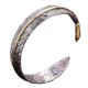 thumbnail image 3 of 4xPulsera De Plumas Aleación Abierta Regalo Para Hombres Mujeres Pulsera De Hoja Boho Ajustable, 3 of 8