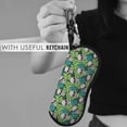 thumbnail image 5 of Lsque Skull and Palm Leaves Pattern Eyeglasses Cases, Protective Case For Glasses,Sunglasses Case,Flexible Eyewear Storage,Multi-Purpose Key Lock Case, 5 of 6
