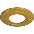 thumbnail image 3 of Ekena Millwork 9"OD x 4 1/2"ID x 1/2"P Claremont Ceiling Medallion (Fits Canopies up to 5 5/8"), Hand-Painted Iridescent Gold, 3 of 7