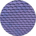 thumbnail image 1 of Ahgly Company Machine Washable Indoor Round Transitional Deep Periwinkle Purple Area Rugs, 7' Round, 1 of 7