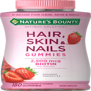 Natures Bounty Hair, Skin and Nails s with Biotin, 180ct Gummies
