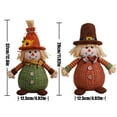 thumbnail image 2 of Scarecrow Plush Doll 1 Piece Sitting Male Decor for Halloween Fall Harvest Thanksgiving Indoor Tabletop Home Porch Harvest Season Holiday Decoration Gift, 2 of 7