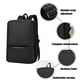 thumbnail image 4 of Backpack, Laptop Bag, Business Travel, Large Capacity, Waterproof Leather, Adjustable Shoulder Straps, Foldable Design, Laptop Safe, for Office Use, 4 of 9