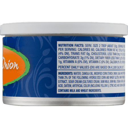 Frito Lay French Onion Dip, 8.5 oz. Canister