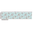 thumbnail image 2 of Ambesonne Garden Fabric by the Yard Upholstery, Hand Sketch Wedding Romantic, 1 Yard, Pale Blue Grey White, 2 of 4