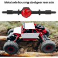 thumbnail image 2 of 1 juego de eje de puente trasero de metal con engranaje de acero para D12 B14 B24 B16 B36 C14 C24 C34 C44 RC Car Upgrade Parts, Black, 2 of 5