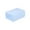Blue, variant on Qocolhg Clear Stackable Shoe Storage Box Storage Transparent Foldable Home Textile Storage Stuff Organizer, 12x8x5 inch Clamshell Storage Box, Plastic Drawer Organizer with Front Opening (Blue)
