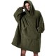 thumbnail image 3 of Sudadera con Capucha de Manta Extragrande, Jersey de para Descansar y Usar, Ideal para Adultos, Mujeres y Hombres. Verde Talla Única, 3 of 8