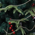 thumbnail image 3 of Cadena de perlas para decoración de árbol de Navidad, cadena de bolas navideñas colgantes de 8 metros de largo, caja de oro, plata, rojo y azul, 3 of 5