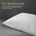 thumbnail image 6 of Decorative Feather Down Throw Pillow Inserts with Cotton Cover, Square Sofa, Bed and Couch Pillows 18X18 Inches White, 6 of 8