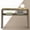 Warm Brown, variant on Click365 Linea 47" Wood Console Table with Storage Shelf, Waterfall Design, Dark Brown