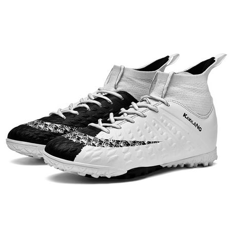 

Men Soccer Cleats High-Top Football Boots Outdoor Spikes Soccer Shoes