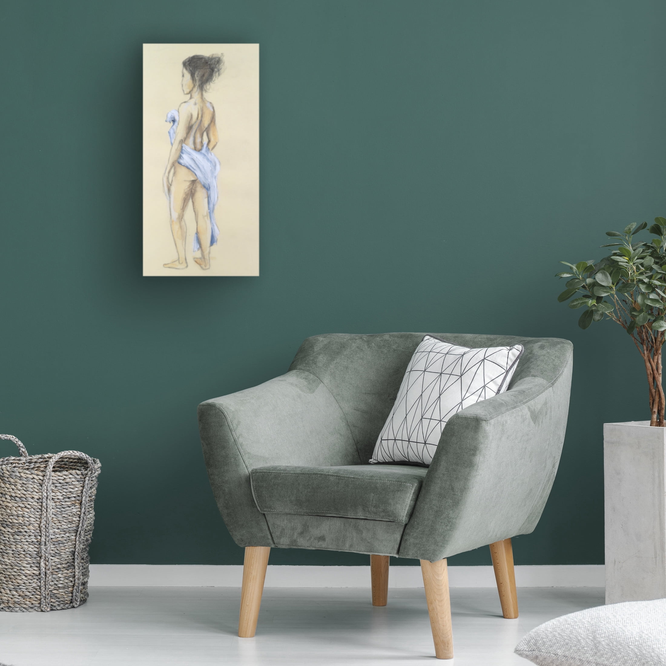 Trademark Fine Art Michael Willett  Draped Figures III Canvas Wall Art
