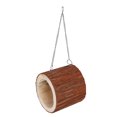 thumbnail image 3 of Wood Hamster Tree Hole Toy, Playing Toy Bird Tree Hole House, Comfortable Pets Pets Toy For Birds, 3 of 8