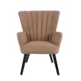 thumbnail image 2 of Sillón Individual Top Living para Sala Comedor de Terciopelo Café, 2 of 8