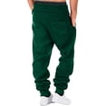 thumbnail image 3 of qolati Sweatpants for Men Casual Loose Fit Straight Legs Stretchy Waist Workout Cargo Pants Casual Cotton Joggers Athletic Trackpants with Pockets, 3 of 7