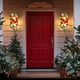 thumbnail image 4 of Decoraciones Navideñas Luminosas para Escaleras, Decoraciones Led Colgantes para Puertas, Coronas Navideñas Artificiales, Adecuadas para Barandillas o Decoraciones de Puertas En Interiores y Exterior, 4 of 6