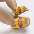 thumbnail image 6 of Wolcakyue Baby Girls Sandals Summer Shoes Outdoor First Walker Toddler Girls Shoes for Summer,Yellow 4, 6 of 6