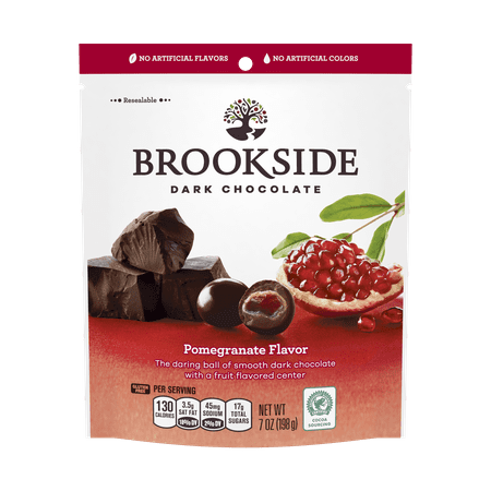 (2 Pack) Brookside, Pomegranate Dark Chocolate, 7