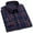 H001, variant on FLMEI Men's Plaid Shirts Long Sleeve Blouses Cotton Button Tops Spring Fall Lapel Dress Shirts for Business Work Casual Size: 38-46