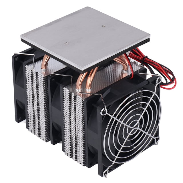 Refroidisseur Thermoélectrique, Bloc de Refroidissement de Grande Surface Installation Facile 12715 Module Semi-Conducteur Système de Réfrigération pour Mini Climatiseur pour les Amateurs de Bricolage