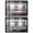 Black Frame, variant on Glamorous Parisian Night Duo Shadowbox Print Glam Wall Art by Art Remedy, White Frame, 15 x 10