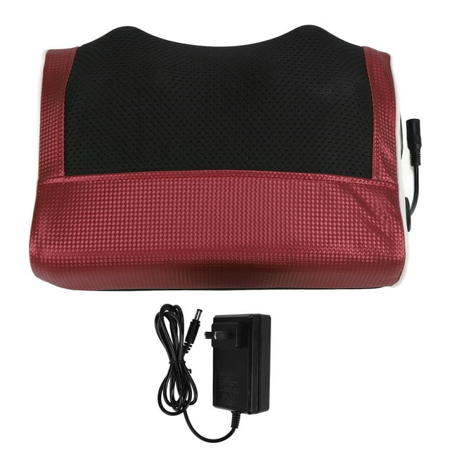 Masajeador de cuello, almohada de masaje Diseño ergonómico Almohada de masaje para amasar Masajeador de espalda Construcción robusta