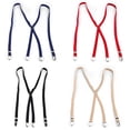 thumbnail image 1 of TopTie 4pc Adjustable Clip Suspender For Men & Women-set1-1/2 Inch, 1 of 3