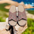 thumbnail image 4 of Wavsuf Wedge Sandals for Women Casual Summer Vintage Brown Sandals Shoes Size 7.5, 4 of 4