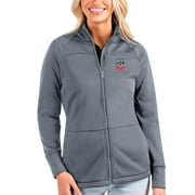 Women's Antigua Steel USWNT Links Golf Full-Zip Jacket
