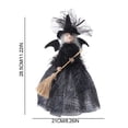 thumbnail image 2 of Adorno De Muñeca De Bruja, Muñeca De Bruja única Para Fiesta Navideña Para Sala De Estar, 2 of 8
