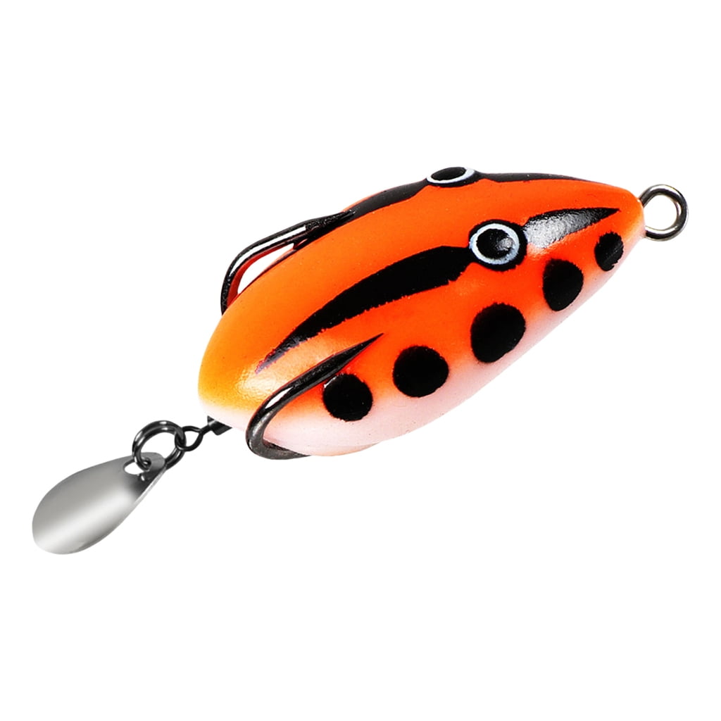 4CM Soft PVC Fishing Simulated Frogs Fish Lures with Hook Crankbait Tackle Cranks Baits Fishing Tackles