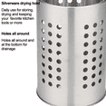 thumbnail image 3 of Utensil Holder Stainless Steel, Kitchen Utensil Drying Cylinder with Drain Holes，Cookware Cutlery Holder, 3 of 5