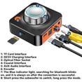 thumbnail image 4 of Receptor de Audio Bluetooth 5.1 Sidaley adaptador amplificador de altavoz para Kit de Audio Digital para coche Negro, 4 of 6