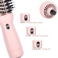 thumbnail image 5 of Dual Voltage Travel Hair Dryer Brush, Aima Beauty 4 in 1 Hot Air Comb for Hair Styling, 2.3 Inch Ionic Blow Dryer Brush, Good for Travel and Gift, Pink, 5 of 7