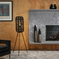 thumbnail image 2 of Sagebrook Home Ceramic 22"h Bottle Vase, Black, 2 of 2