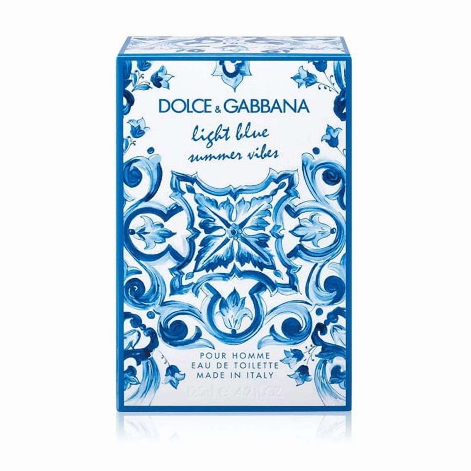 DOLCE&GABBANA サマーニット 50 Dolce and Gabbana Men's Light Blue Pour Homme Summer Vibes