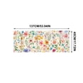 thumbnail image 2 of Farmhouse Rod Pocket Kitchen Curtains,Watercolor Wildflower Tier & Valance Curtains,Light Filtering Short Window Treatments for Bathroom,Bedroom Decor, 2 of 8