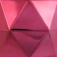 thumbnail image 4 of Vickerman 6" Berry Red Shiny Geometric Ball 4/Bg, 4 of 6