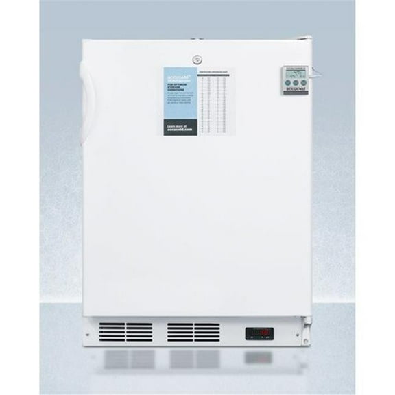 Summit Appliance FF6LWBI7PLUS2ADA 32.25 x 23.63 x 23.5 in. Built-In ADA Compliant All-Refrigerator, White