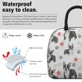 thumbnail image 3 of French Bulldog and Stars White Pattern Insulated Leakproof Lunch Box for Work, Lunch Bag for Women Men, Loncheras Para Mujer for Beach Travel Picnic Camping, 3 of 6