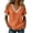 Orange, variant on Women's Cold Shoulder Tops Lightweight Soft Lace Trim V Neck Short Sleeve Blouses Relaxed Fit Dressy Casual Solid Color T-Shirts XXL
