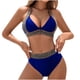 thumbnail image 2 of Traje de baño para mujer Traje de baño de color sólido para mujer + bañador y bikini de moda Traje de baño dividido Trajes de baño para mujer, 2 of 4